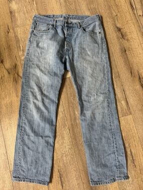 Levi's 501’s Men’s Light Blue Straight Jeans 34 x 30